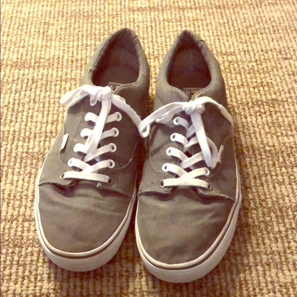 Men’s grey vans size 10.5
